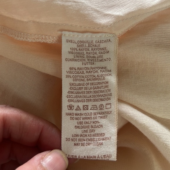 Free People Peach Sylvia Embroidered Beaded Wrap Mini Evening Dress - Picture 13 of 17